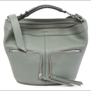 AllSaints Fetch Leather Crossbody Bag